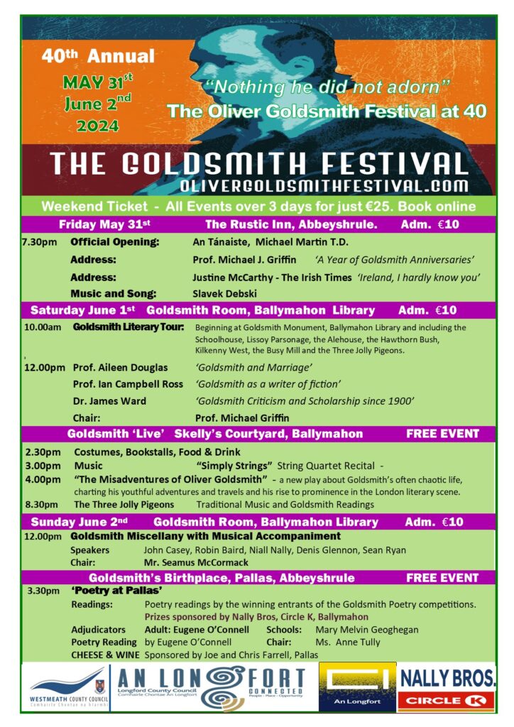 Goldsmith Festival 2024 Programme